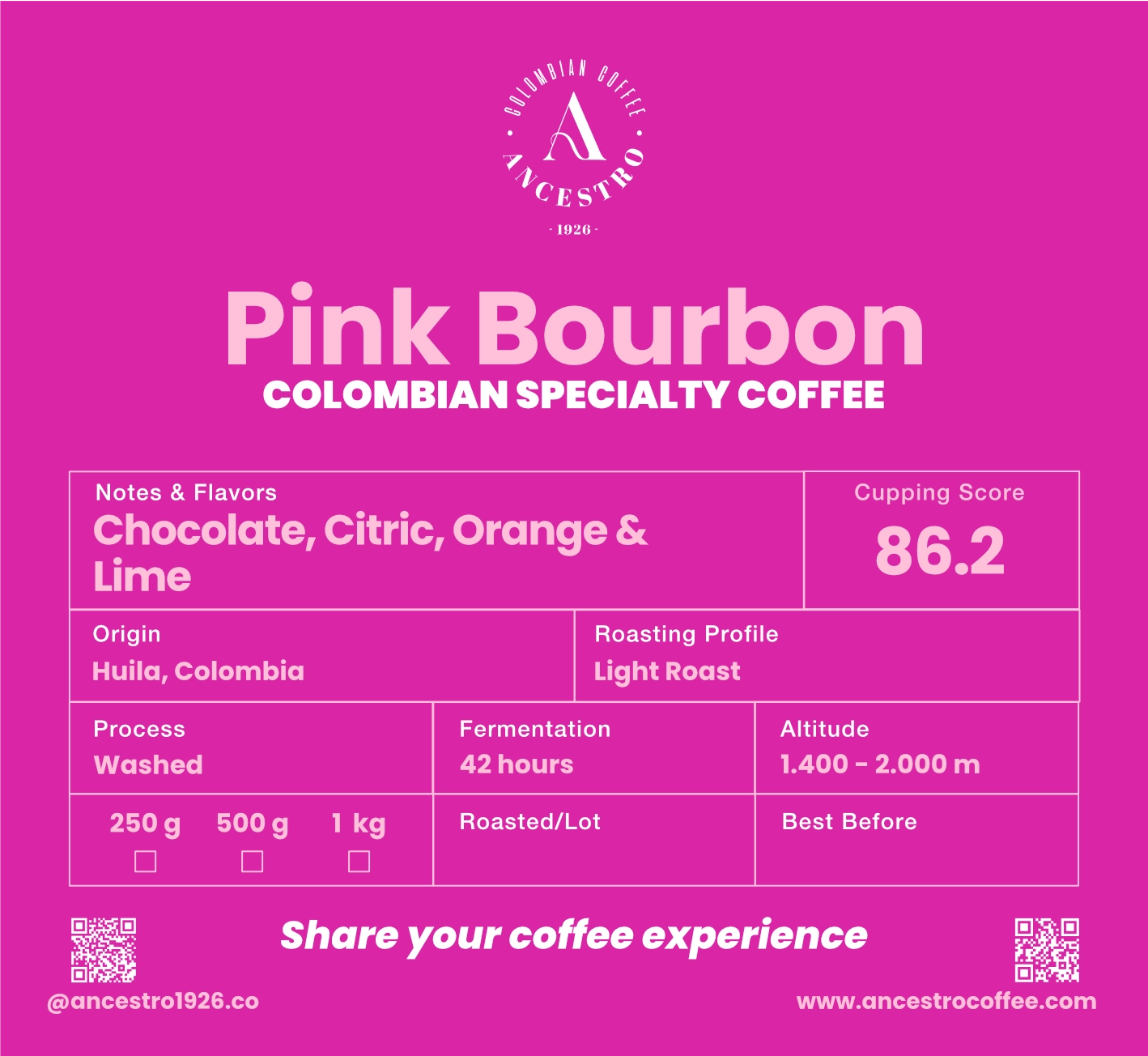 Pink Bourbon - Washed